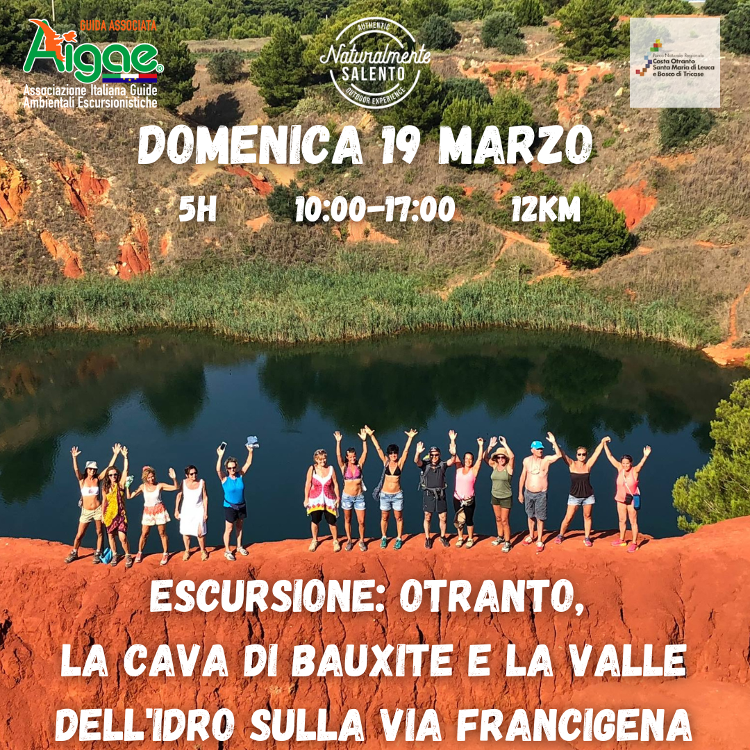 3:19 Escursione Otranto, la Cava di Bauxite e la Valle dell'Idro sulla Via Francigena