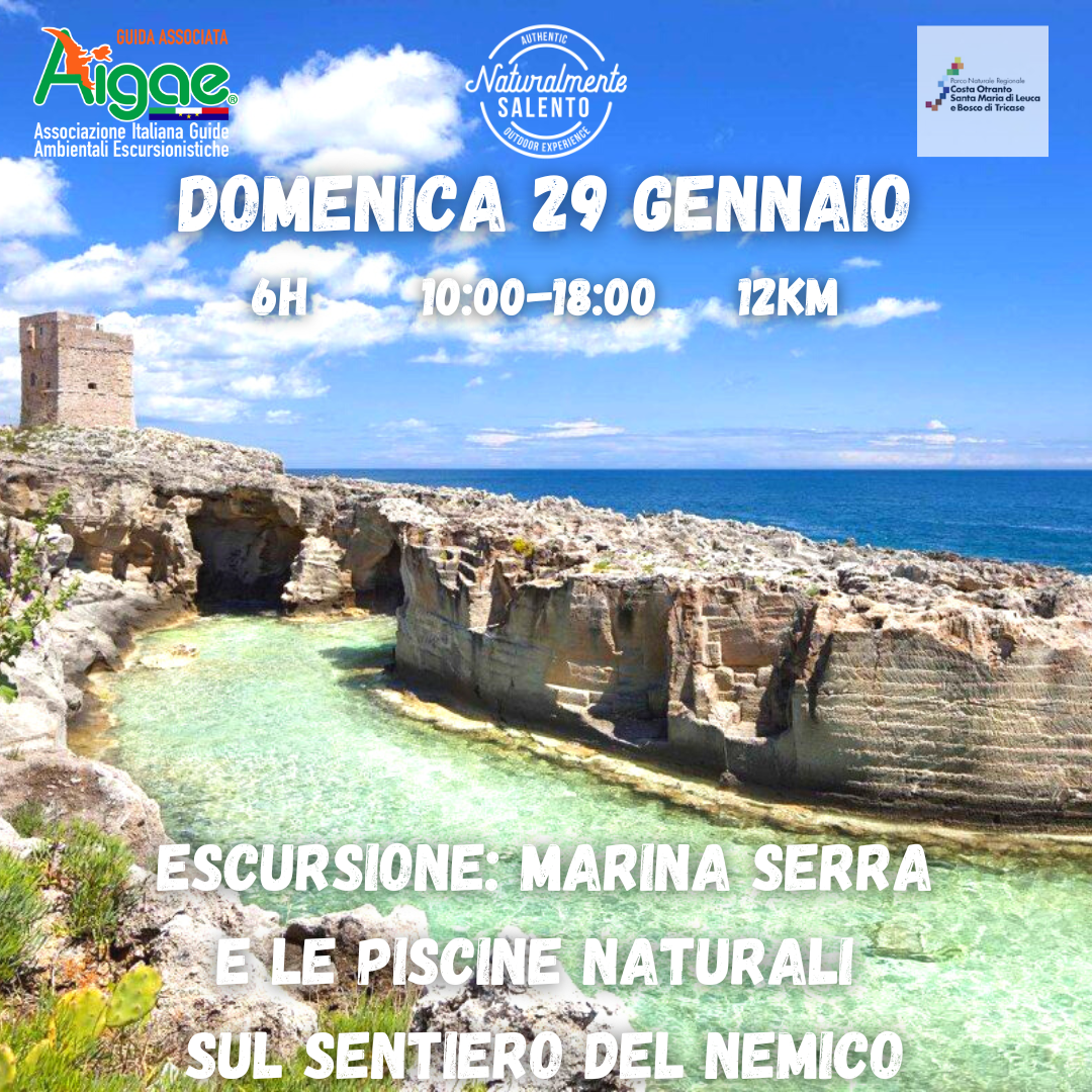 Domenica 29 Gennaio Escursione Marittima, le Piscine naturali e Torre Nasparo sul Sentiero del Nemico (2)