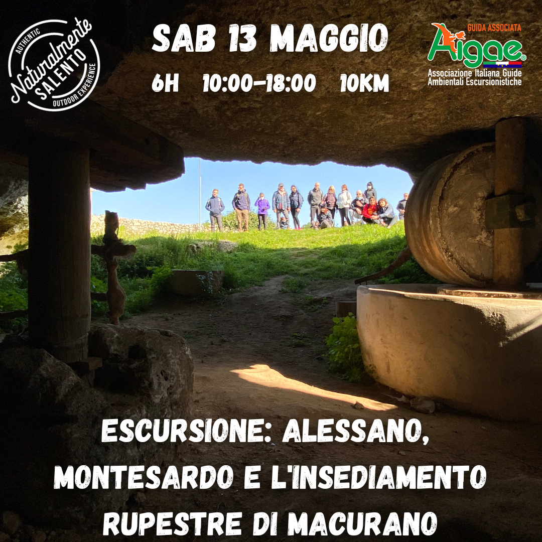 13 Maggio 2023 Escursione Alessano, Montesardo e l'Insediamento Rupestre di Macurano (2)