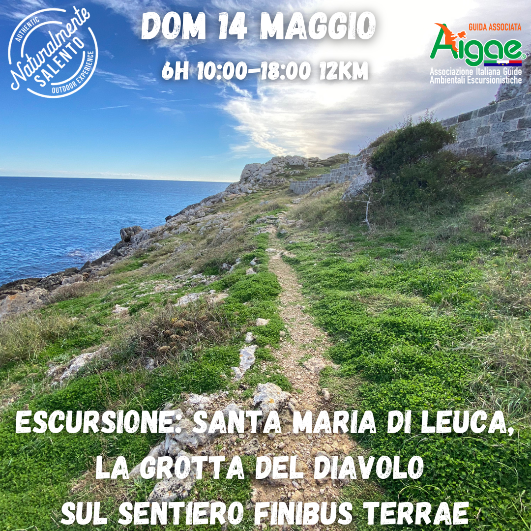 14 Maggio Escursione Santa Maria di leuca, la Grotta del Diavolo sul Sentiero Finibus Terrae (1)